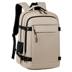 Men's waterproof backpack with laptop compartment, large capacity ergonomic design