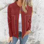 Women's zip jacket all-season lightweight, available in multiple colours