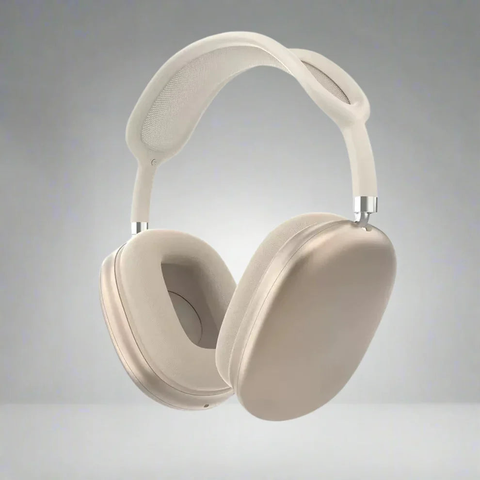 Wireless noise cancelling over-ear headphones with Bluetooth 5.4 and built-in microphone