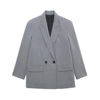 Oversized Blazer Women Structured Classic Lapels | Bexcellent