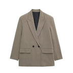 Oversized Blazer Women Structured Classic Lapels | Bexcellent