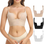 Backless bra strapless seamless invisible support for open-back dresses