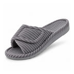 Arch Support Slippers Women Corduroy Velvet Lined Non Slip Winter