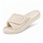 Arch Support Slippers Women Corduroy Velvet Lined Non Slip Winter