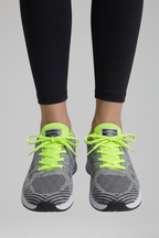Women's orthopaedic walking shoes knit mesh lace-up cushioned sole low-top