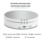360° electric motorized rotating display stand, USB turntable for photography and jewelry