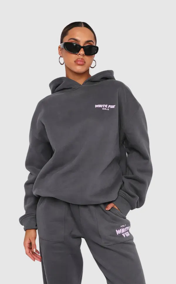 Women's oversized hoodie set with matching jogger pants, casual lounge wear