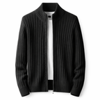 Men slim fit stand collar zip vest in Blue Grey and Black