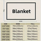 Microfiber blanket soft lightweight stripe design for couch bed and travel all seasons