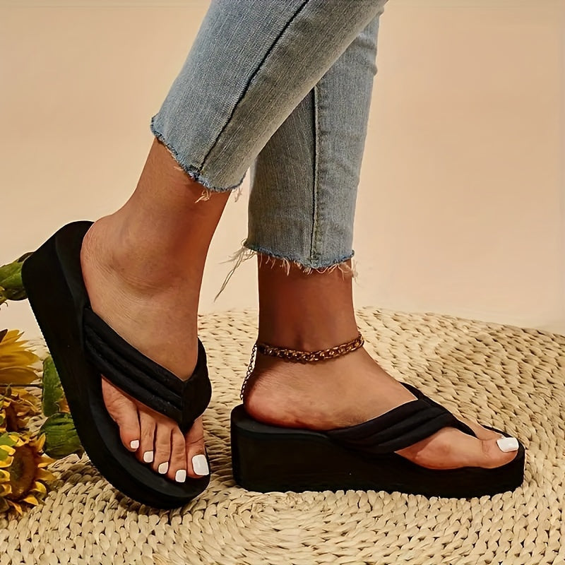 Women's orthopedic slip-on slippers with open toe and cushioned EVA insole