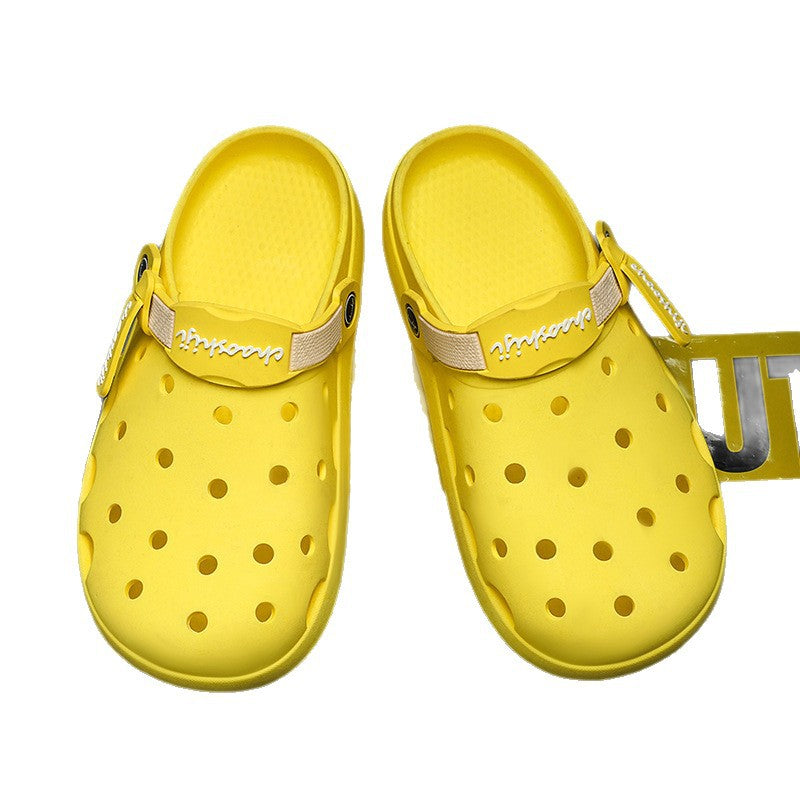 Breathable lightweight clogs with slip-resistant outsole and ergonomic footbed