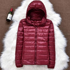 Women waterproof lightweight jacket with removable adjustable hood