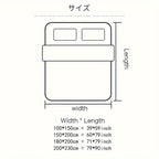 Taffeta blanket all-season lightweight beige polyester single layer soft bedspread