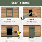 Automatic chicken coop door system solar battery powered brown green red