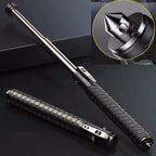 Automatic folding walking cane aluminum adjustable height black