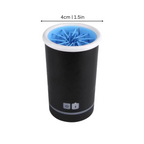 Automatic pet paw washer with soft rotating bristles USB rechargeable sizes S M L