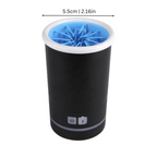 Automatic pet paw washer with soft rotating bristles USB rechargeable sizes S M L