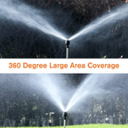 Automatic rotating garden sprinkler with adjustable tripod for lawn and garden watering