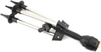 Automatic rotating garden sprinkler with adjustable tripod for lawn and garden watering