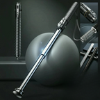 Self-defense walking stick with one-click mechanism and anti-slip grip, alloy urban safety cane