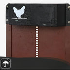 Automatic chicken coop door opener with light sensor battery powered weatherproof