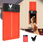 Automatic chicken coop door opener with light sensor battery powered weatherproof