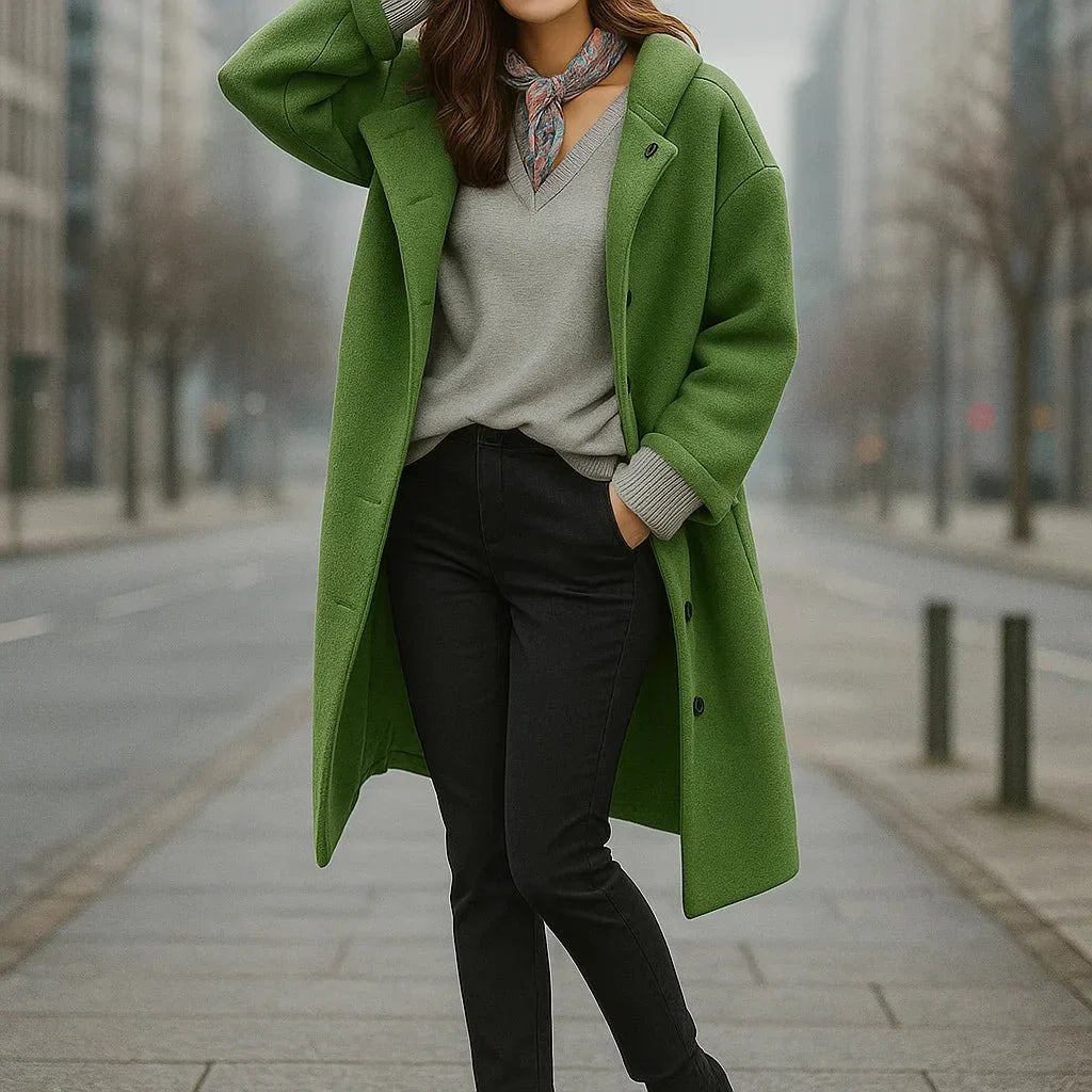 Averie – Elegant Wool Women's Coat