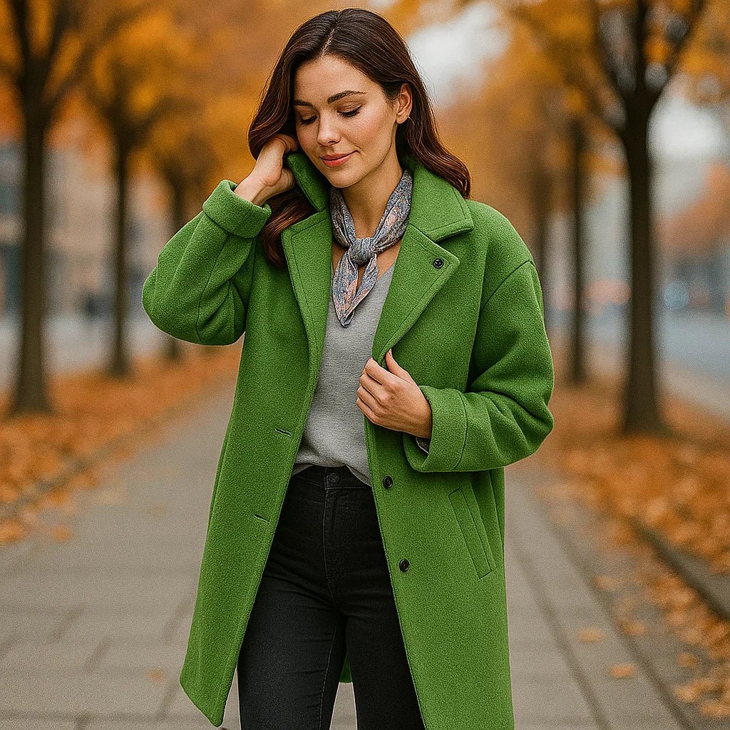 Averie Wool Women's Coat – Elegant and Stylish