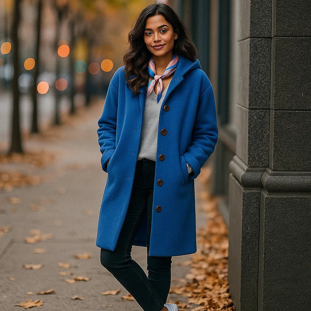 Averie Wool Women's Coat – Elegant and Stylish