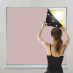 1 piece cordless portable blackout curtains for bedroom and living room windows