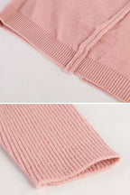 Women knit hooded oversized cardigan soft warm relaxed fit