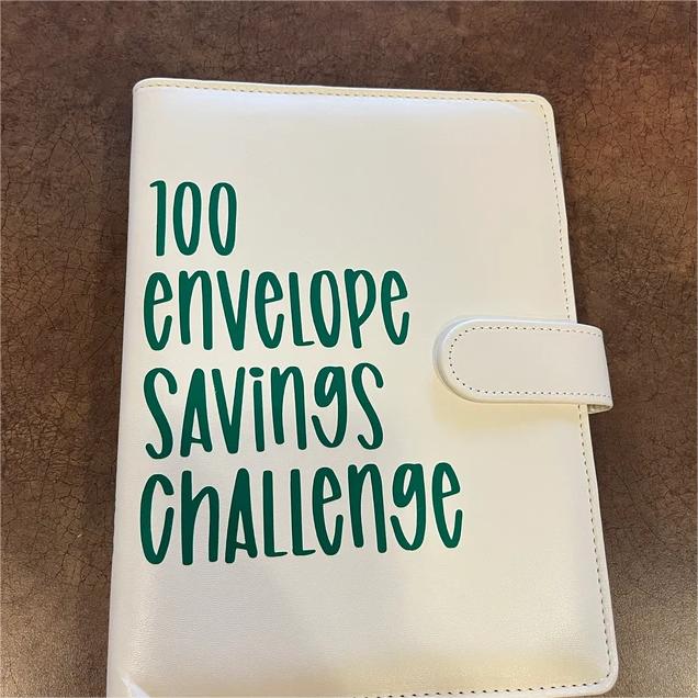 100-Day Challenge Binder A5 goal tracker and progress planner in multiple colors