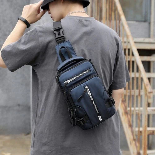 Anti-theft water-resistant backpack with USB charging port fits laptops up to 15.6 inches
