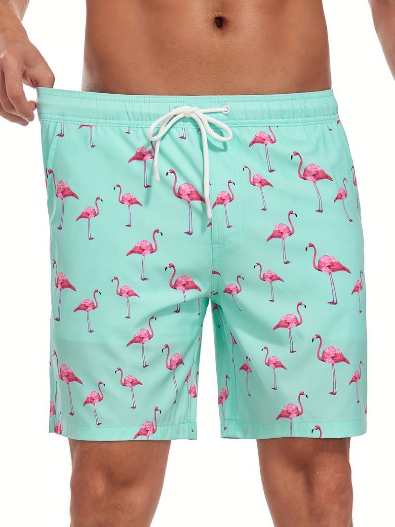 Men's beach shorts quick-dry lightweight summer swim trunks