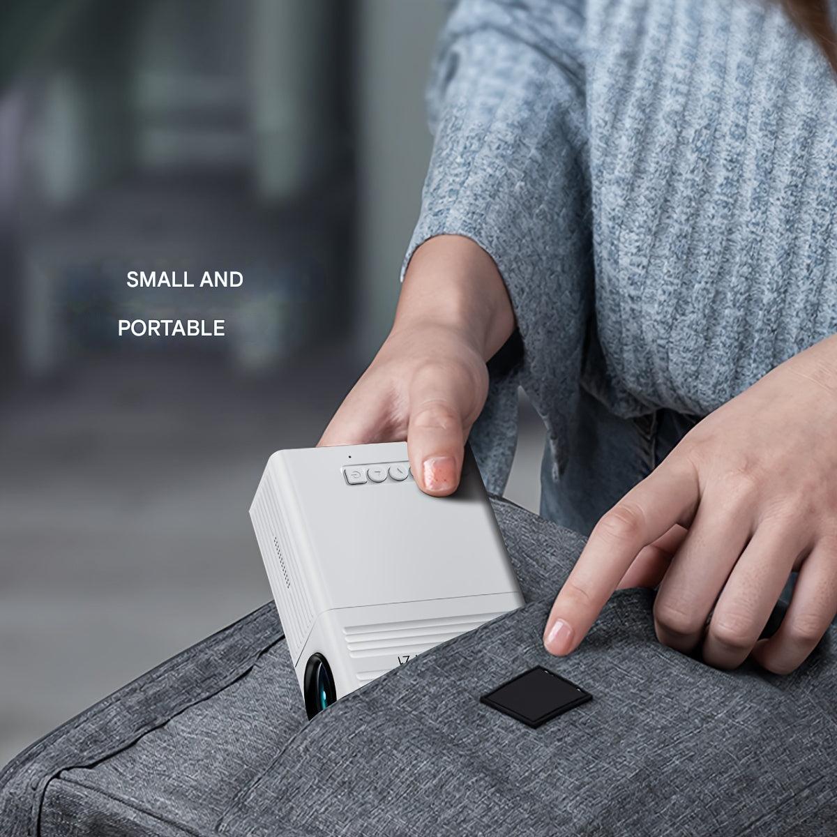 Mini projector 3000 lumen HD LED compact portable home cinema
