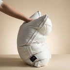 Down pillow 100% goose down breathable cotton cover 48x74cm shape-retaining