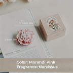 Carnation scented candle decorative paraffin gift for Mother's Day Valentine's Day Christmas