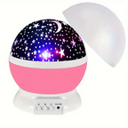 Star Projector Night Light Table Lamp Rotating Dome Rechargeable