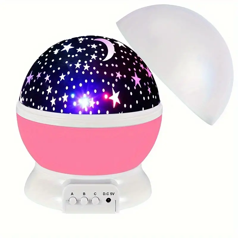 Star Projector Night Light Table Lamp Rotating Dome Rechargeable