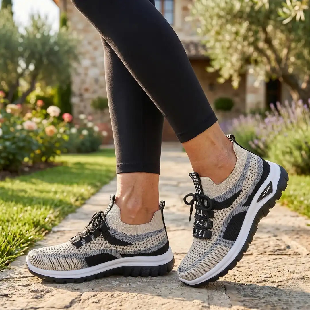 Slip-on sneakers with elastic and breathable upper in multiple colors