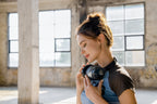 Bluetooth active noise cancelling wireless headphones over-ear with memory foam earcups