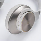 Bluetooth active noise cancelling wireless headphones over-ear with memory foam earcups
