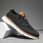 Men's breathable comfort shoes slip-on casual faux leather, EU 36-50