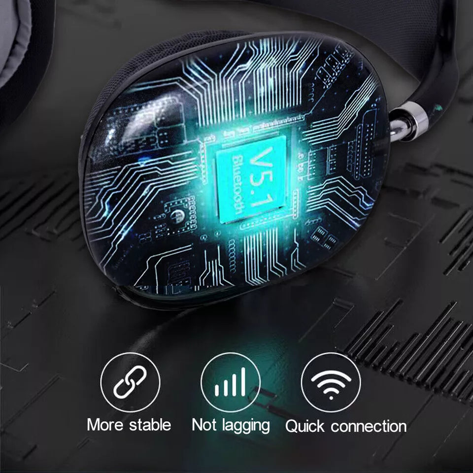 Bluetooth headphones HiFi stereo active noise cancelling over-ear wireless