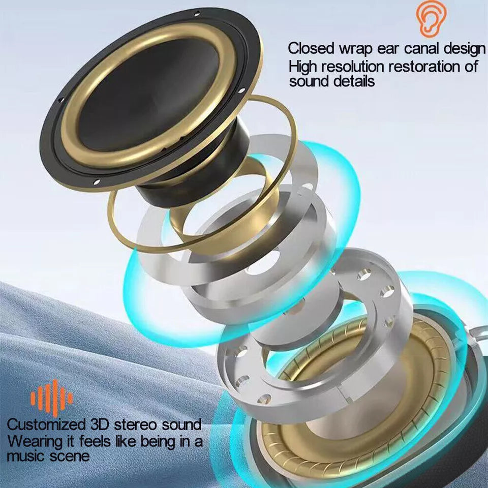 Bluetooth headphones HiFi stereo active noise cancelling over-ear wireless