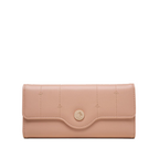 Women slim wallet multiple card slots in smooth finish