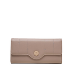 Women slim wallet multiple card slots in smooth finish