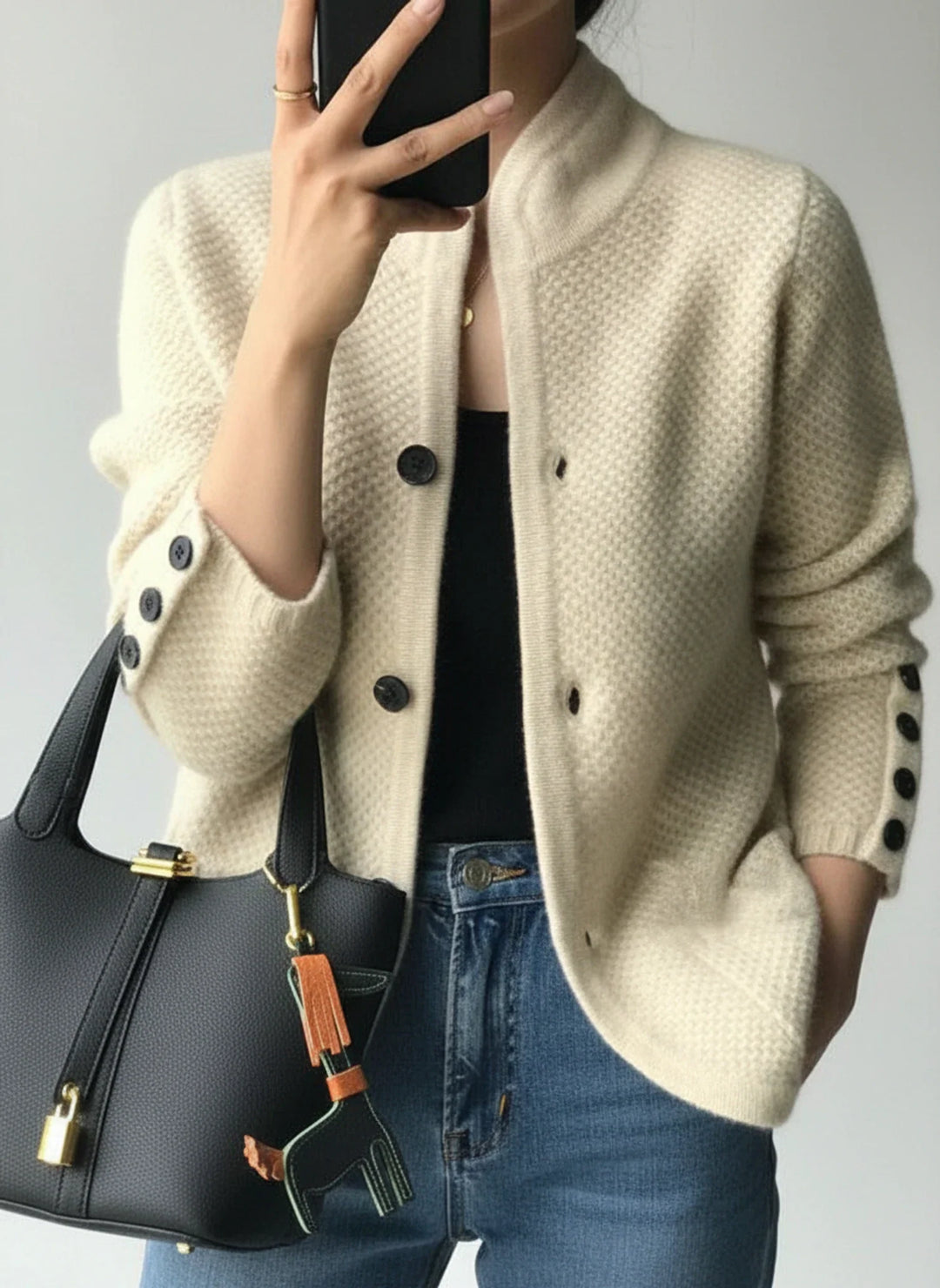 Cardigan | Women's Button Front, Lightweight Summer | Relaxed Fit, Pocket Detail