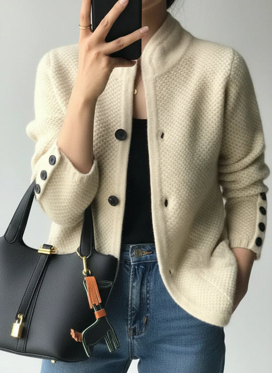 Cardigan | Women's Button Front, Lightweight Summer | Relaxed Fit, Pocket Detail