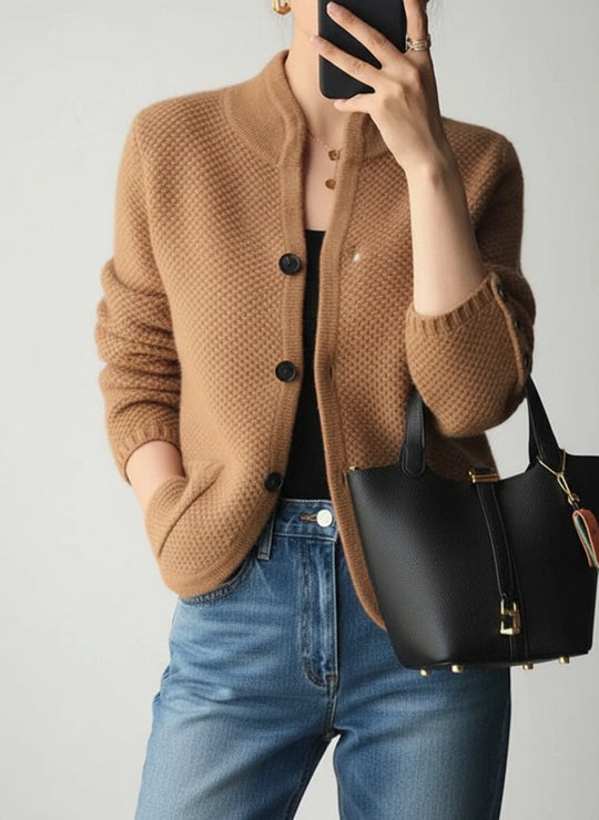 Cardigan | Women's Button Front, Lightweight Summer | Relaxed Fit, Pocket Detail